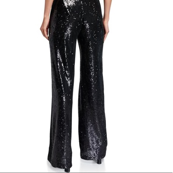 Cinq a Sept- ‘Shelby’ Black Sequin Pantsuit - Picture 5 of 15